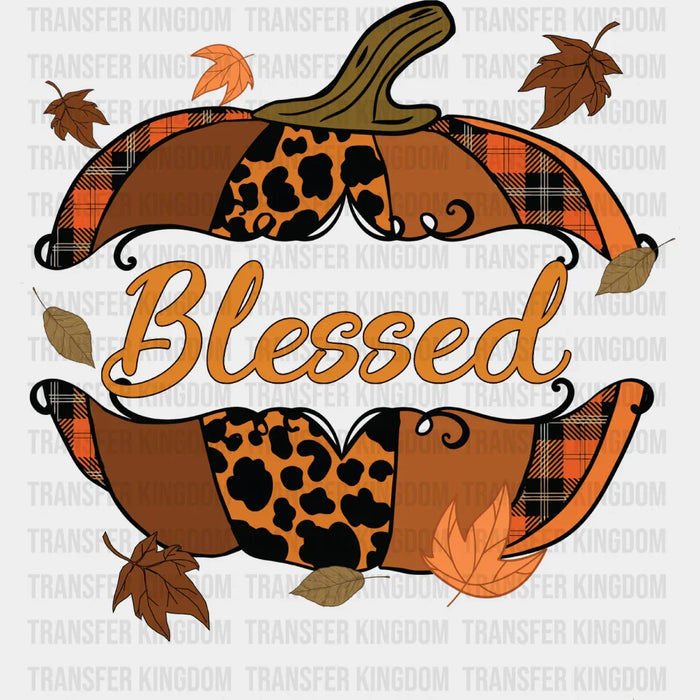 Blessed Pumpkin Sliced - Fall DTF Transfer