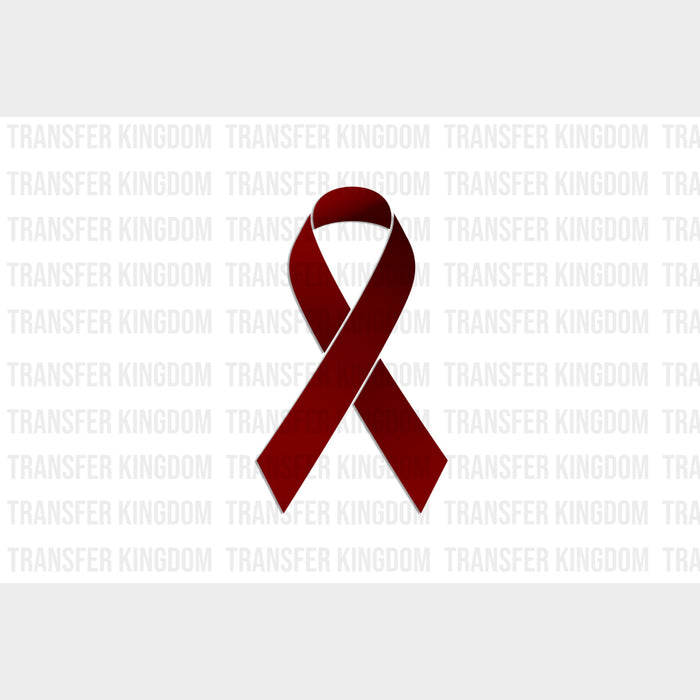 Blood Cancer Awareness Flag - Cancer Awareness DTF Transfers