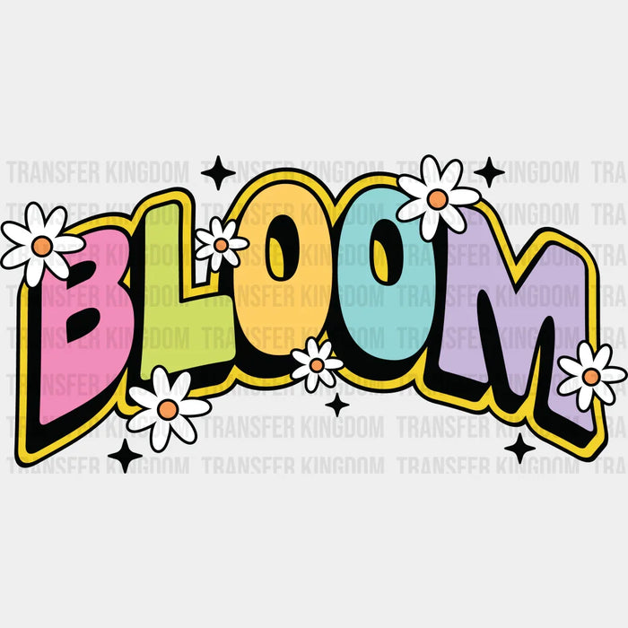 BLOOM - Spring DTF heat transfer