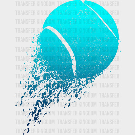 Blue Tennis Ball - Tennis DTF Transfers