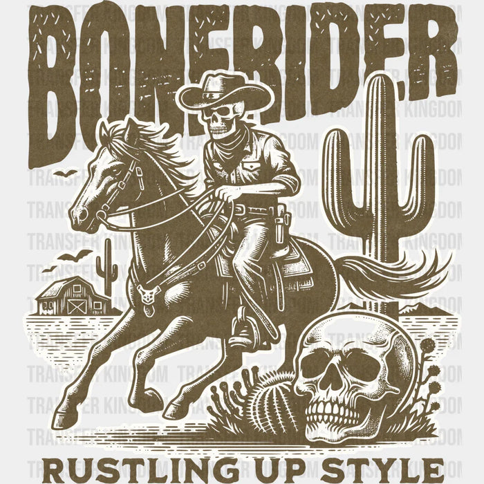 Bonerider Rustling Up Style Design - Rodeo DTF Transfers