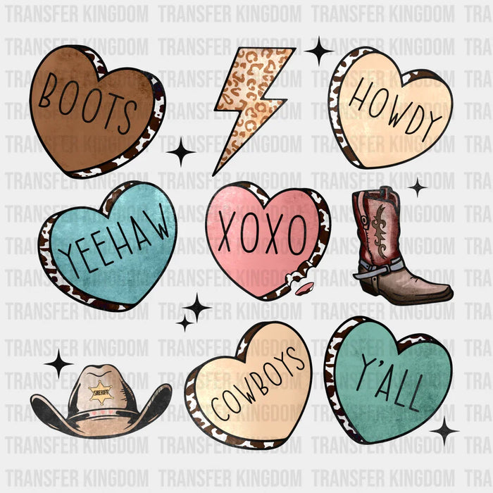 BOOTS HOWDY XOXO - DTF heat transfer