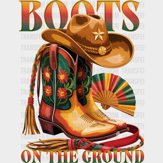 Boots On The Ground - Juneteenth DTF Transfer