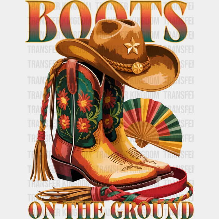 Boots On The Ground - Juneteenth DTF Transfer
