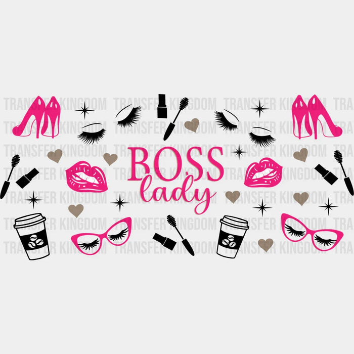 Boss Lady UV DTF Transfer Cup Wrap UV DTF Sticker