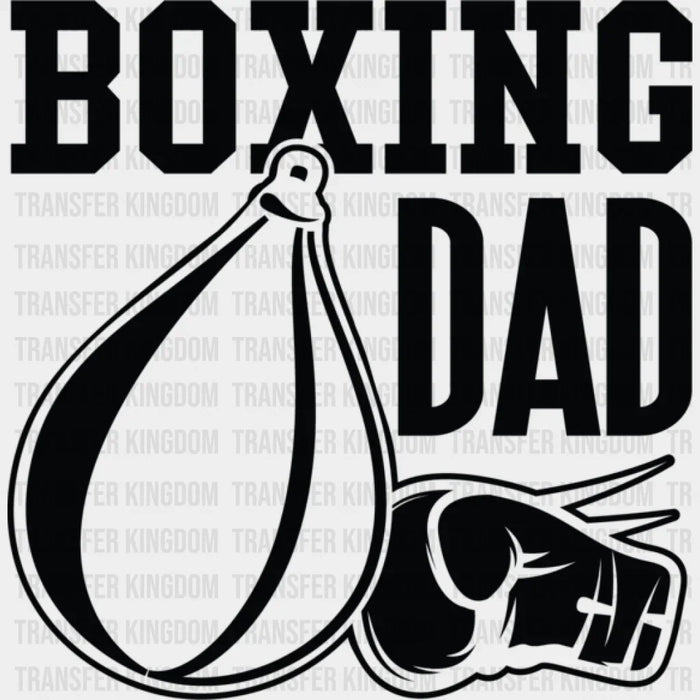 Boxing Dad Speed Bag Design - Boxing DTF Heat Transfer