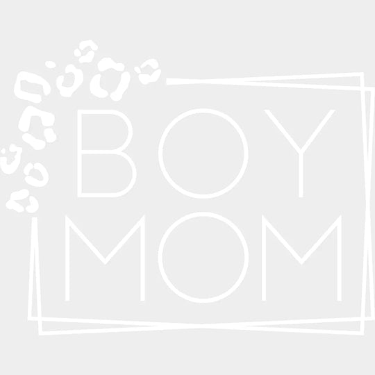 Boy Mom Leopard - New Pregnancy Announcement Design Dtf Heat Transfer