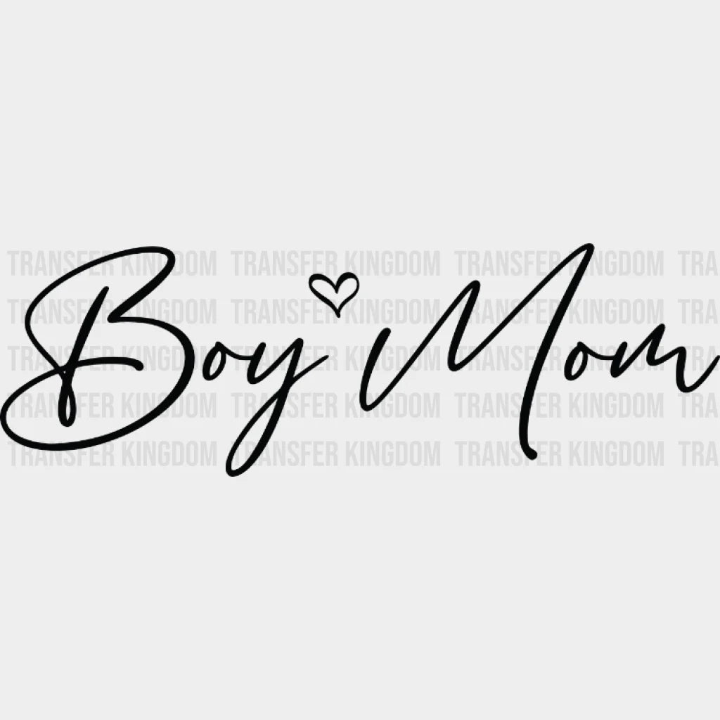 Boy Mom - Mothers Day Pregnancy Announcement Design Dtf Heat Transfer