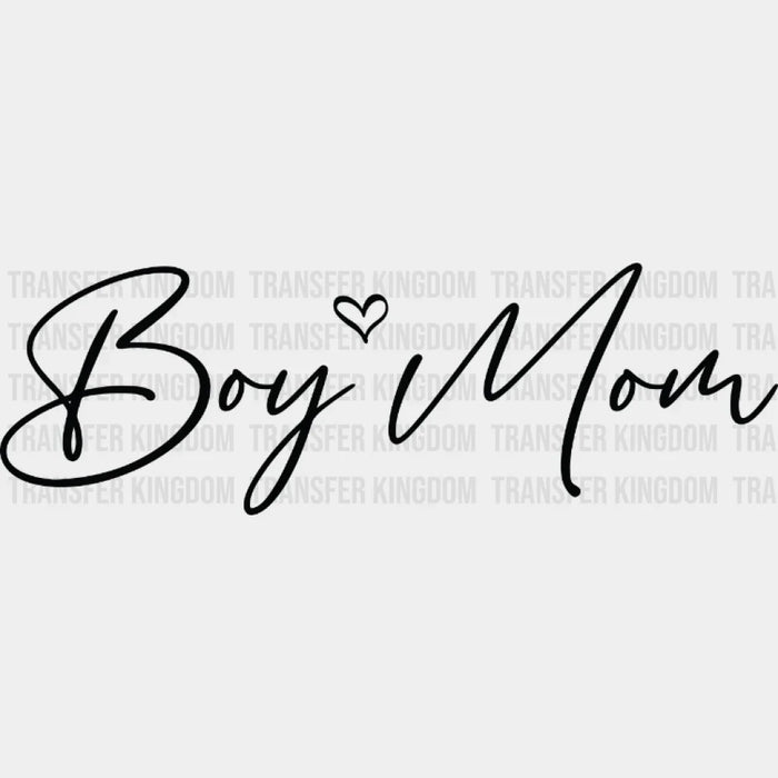 Boy Mom - Mothers Day - Pregnancy Announcement Design - DTF heat transfer