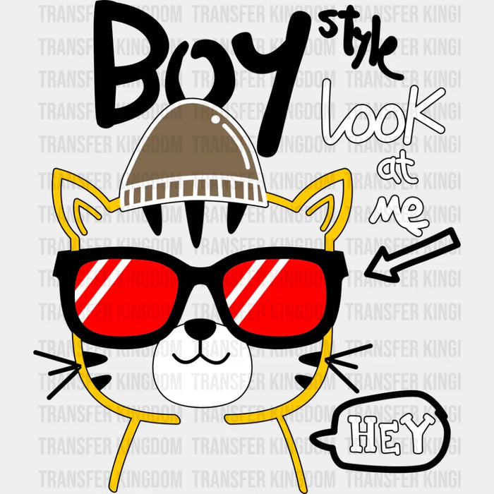 Boy Style Look At Me - Cats DTF Transfer