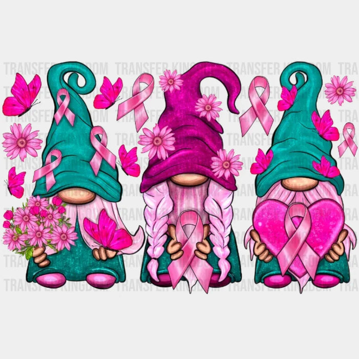 Breast Cancer Gnomies Design - DTF heat transfer