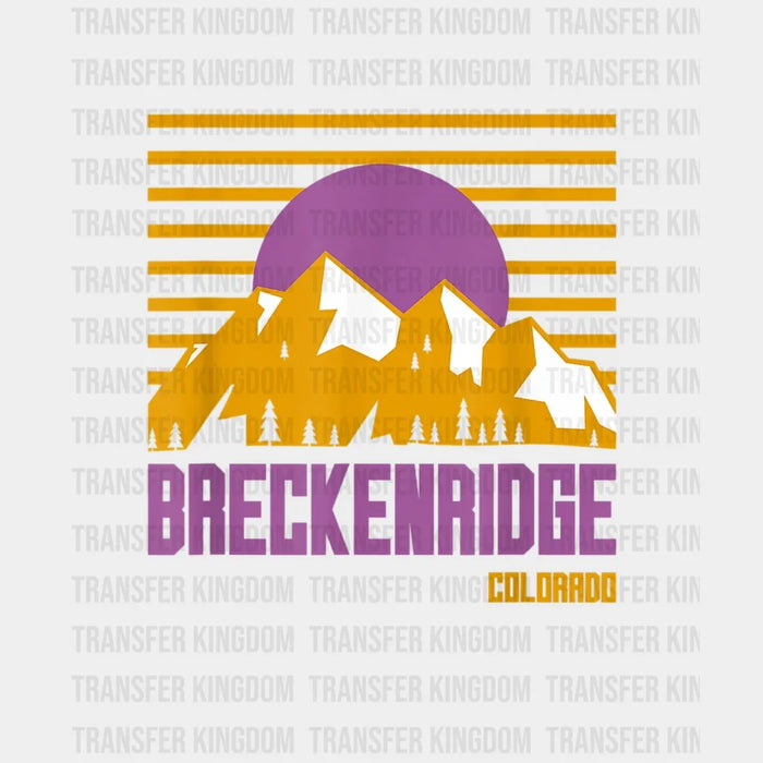 Breckenridge Colorado - National Park - Hiking Design - DTF heat transfer