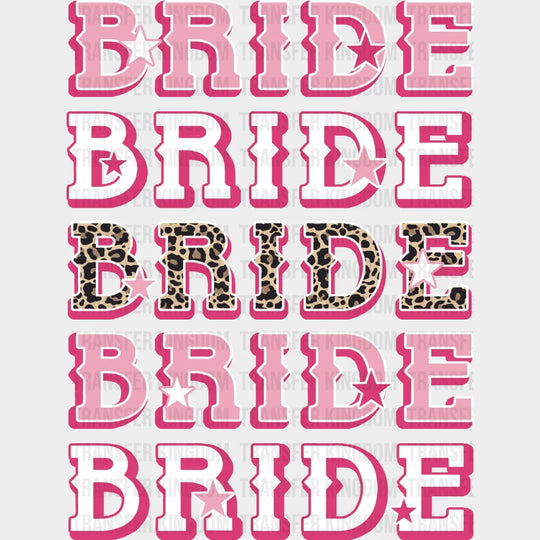 Bride And Howdy Design- Dtf Heat Transfer