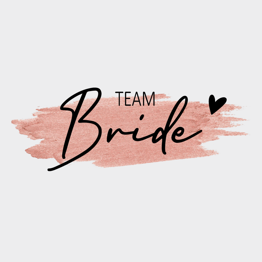 Bride And Team Bridal Party Design- Dtf Heat Transfer Unisex - S & M ( 10 ) / Dark Color Design See