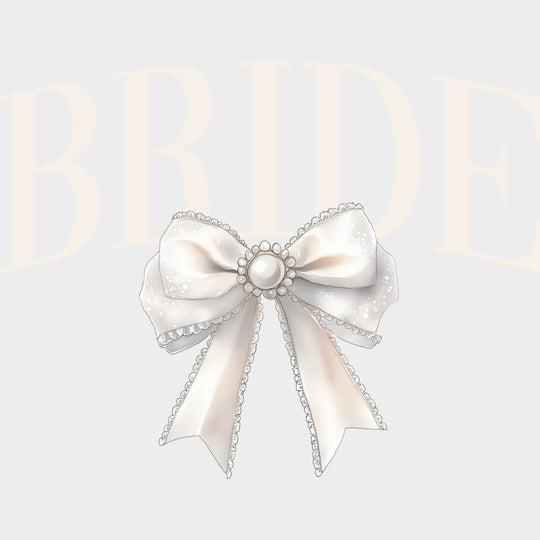 Bride B&W - Bachelorette DTF Transfers transfer-kingdom Light Color Design (See Imaging)
