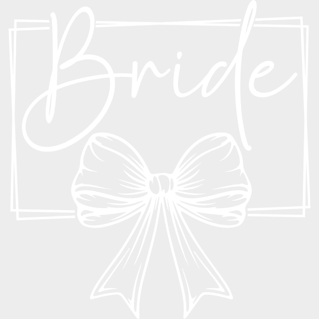 Bride Ribbon - Wedding Crew DTF Transfers transfer-kingdom Light Color Design (See Imaging)