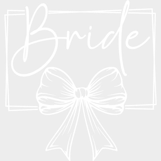 Bride Ribbon - Wedding Crew DTF Transfers transfer-kingdom Light Color Design (See Imaging)