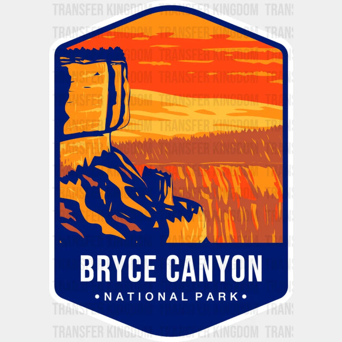 Bryce Canyon National Park Colorful Design - National Parks DTF Transfer