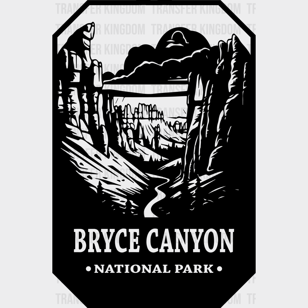 Bryce Canyon National Park Design - Parks Dtf Transfers Unisex S & M (10’) / Dark Color See Imaging