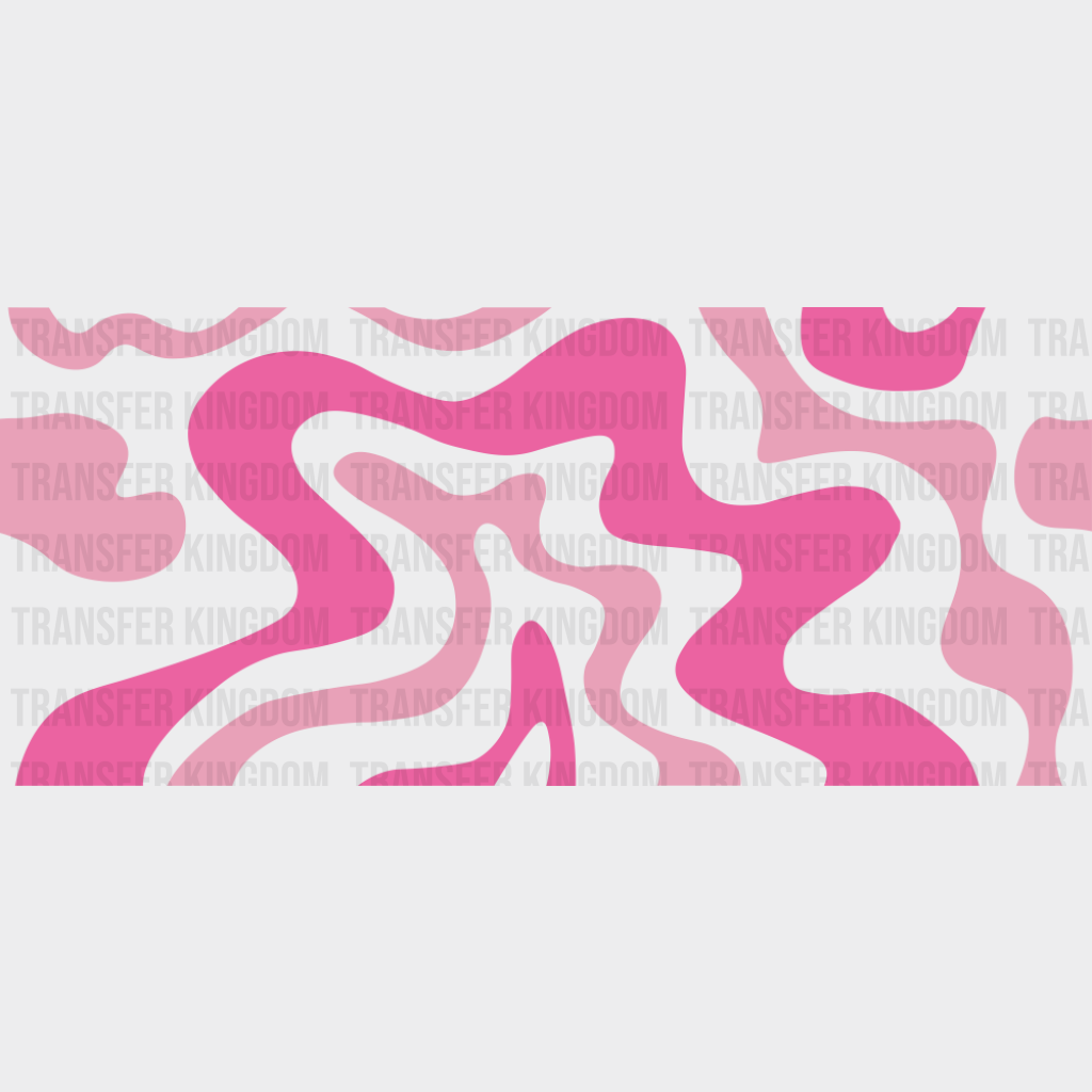 Bubblegum Swirl - General Cup Wrap UV Sticker Permanent UV DTF Decal UVDTF