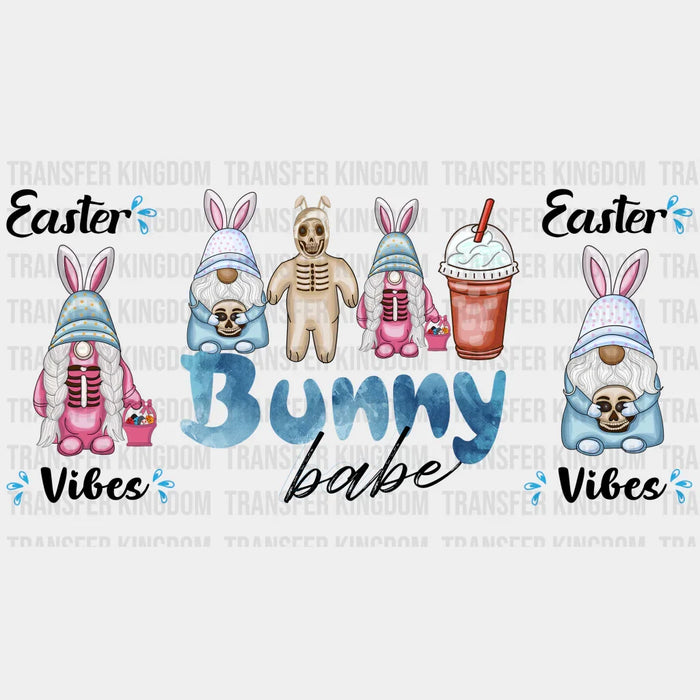 Bunny Babe Easter Vibes UV DTF Transfer Cup Wrap UV DTF Sticker