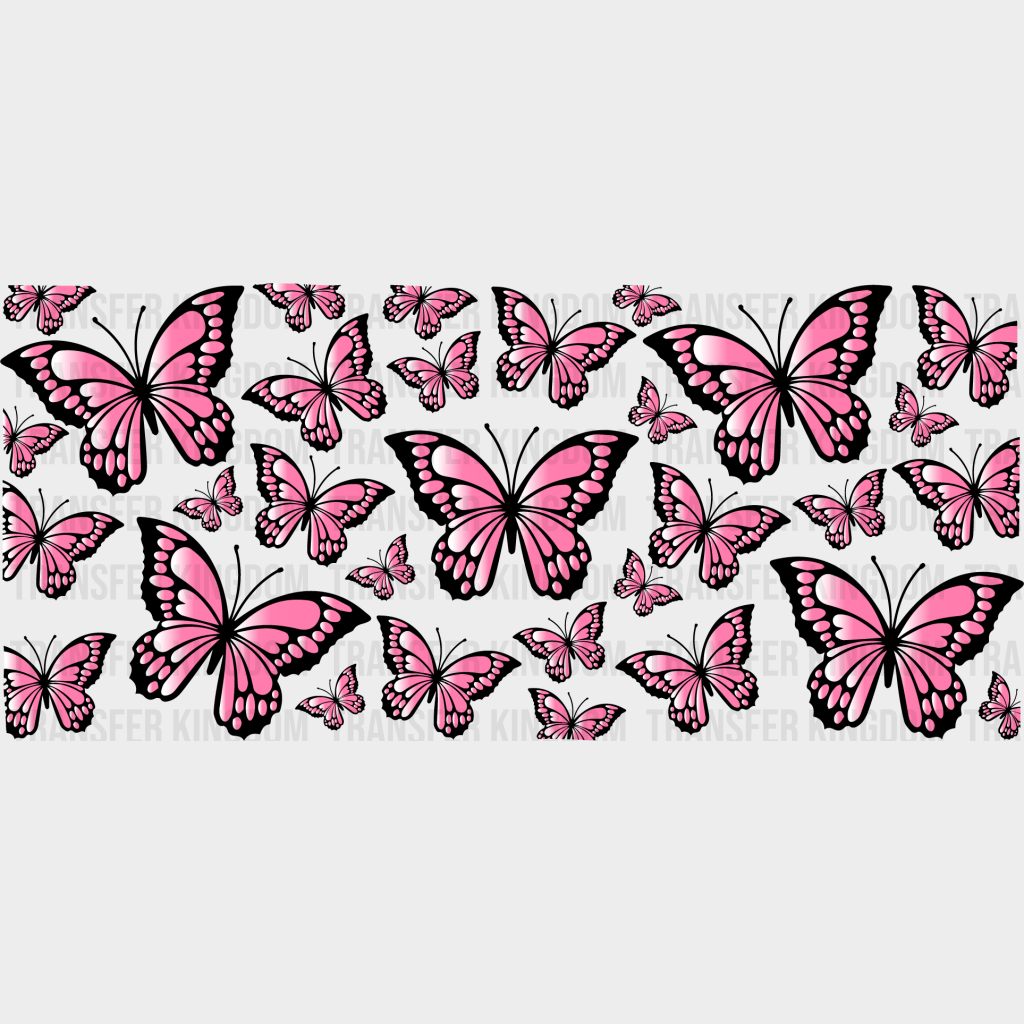 Butterflies Uv Dtf Transfer Cup Wrap Sticker