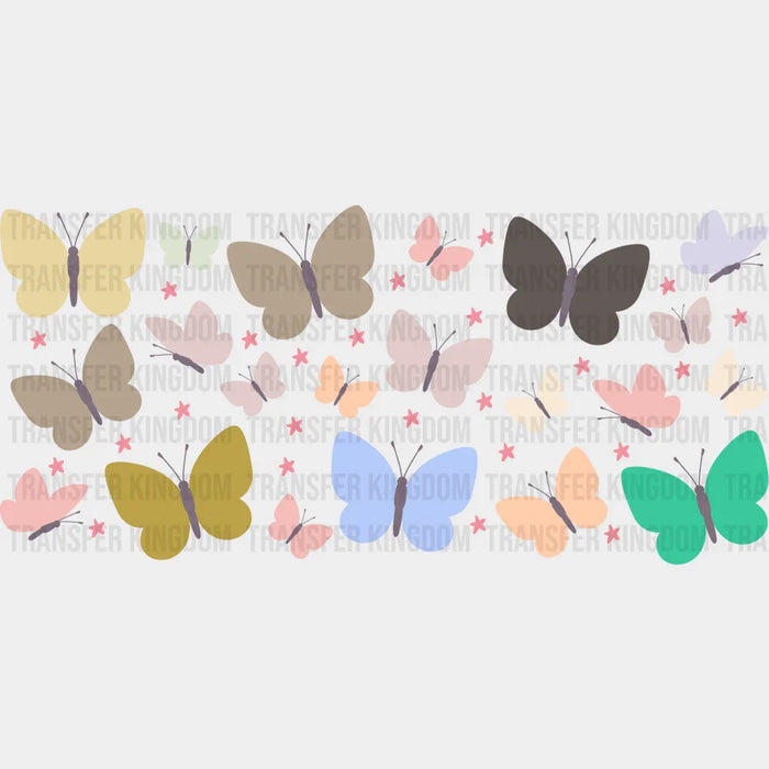 Butterflies UV DTF Transfer Cup Wrap UV DTF Sticker