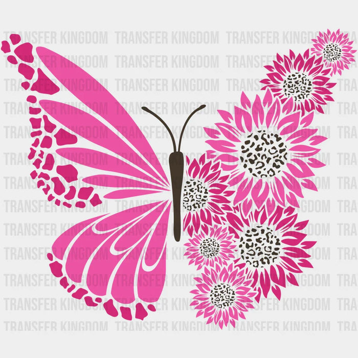 Butterfly Cancer Support Design - DTF heat transfer