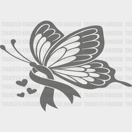 Butterfly & Ribbon - Colon Cancer DTF Transfers
