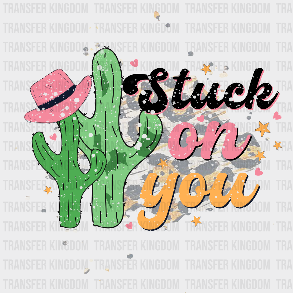 CACTUS STUCK ON YOU - DTF heat transfer - transfer-kingdom