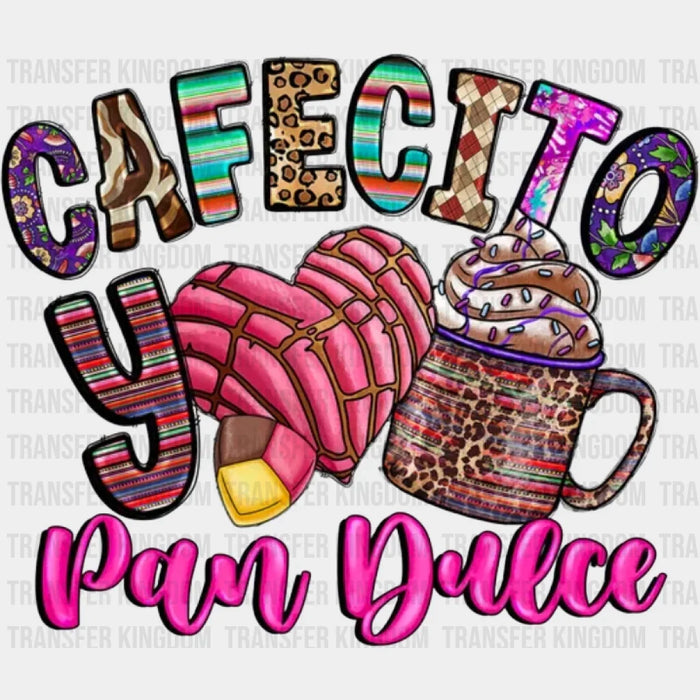CAFECITO PAN DULCE Design - Coffee DTF heat transfer
