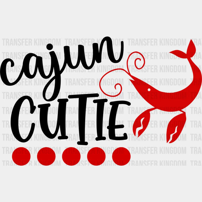 Cajun Cutie Crawfish Design - Crawfish Iron On DTF Transfer