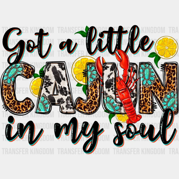 Cajun In My Soul - Crawfish DTF Transfer