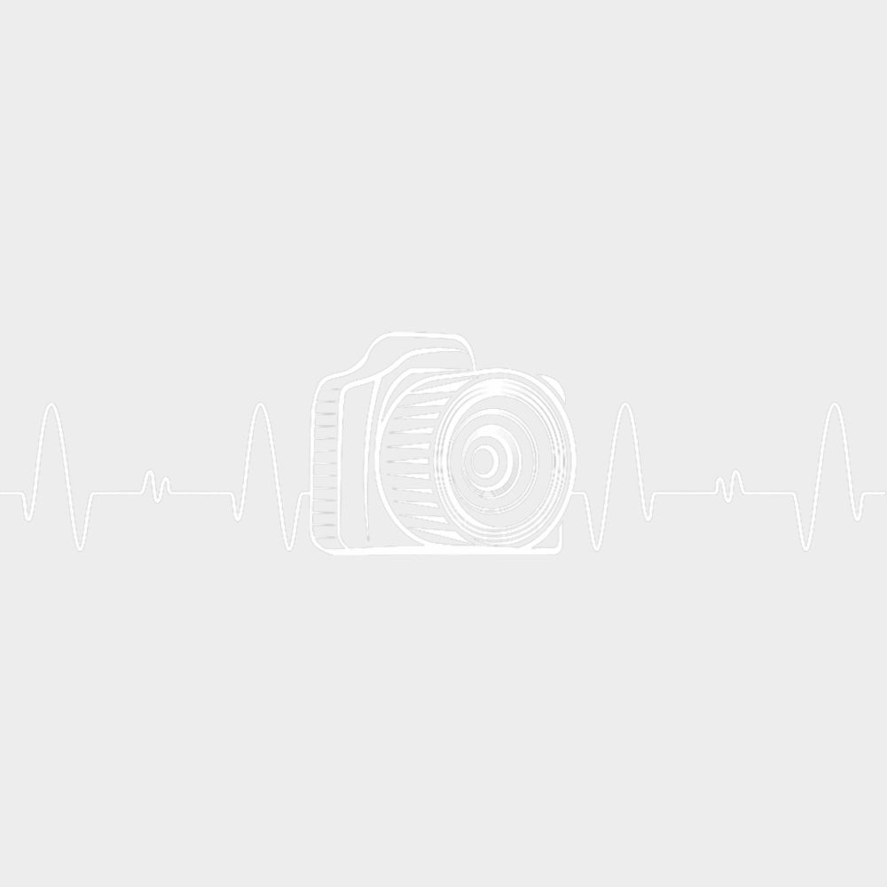 Camera & ECG Line Design - Photography DTF Transfers Adult Unisex - S & M (10’’) / Light Color Design (See Imaging)