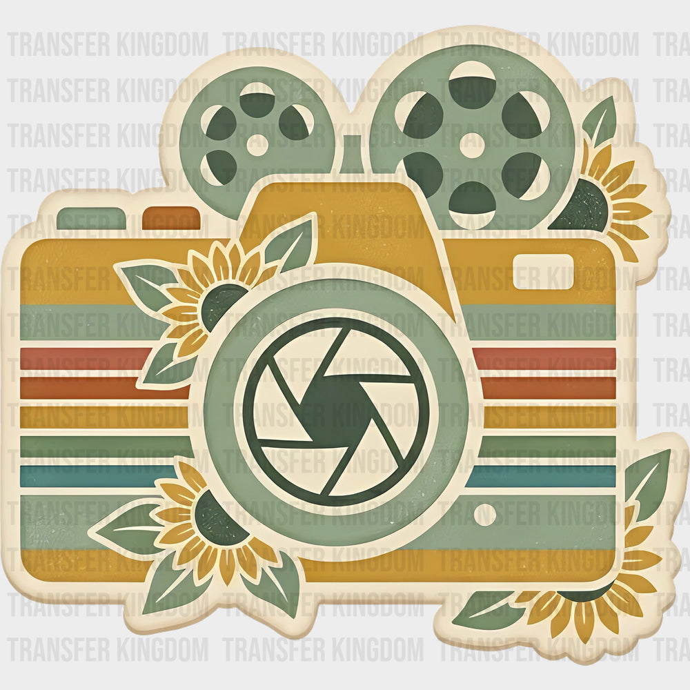 Camera & Flowers - Photography DTF Transfers