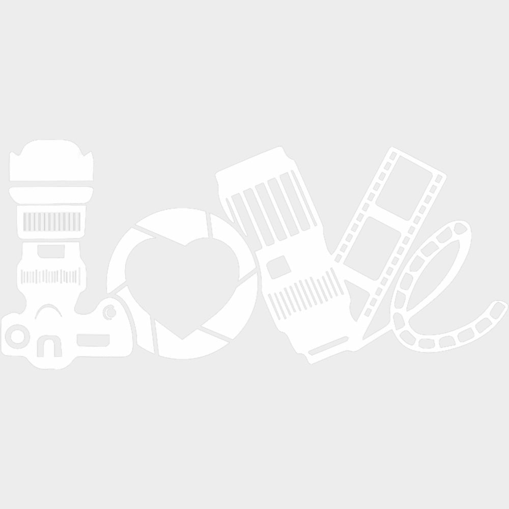 Camera Shutter Lens Film - Photography DTF Transfers Adult Unisex - S & M (10’’) / Light Color Design (See Imaging)