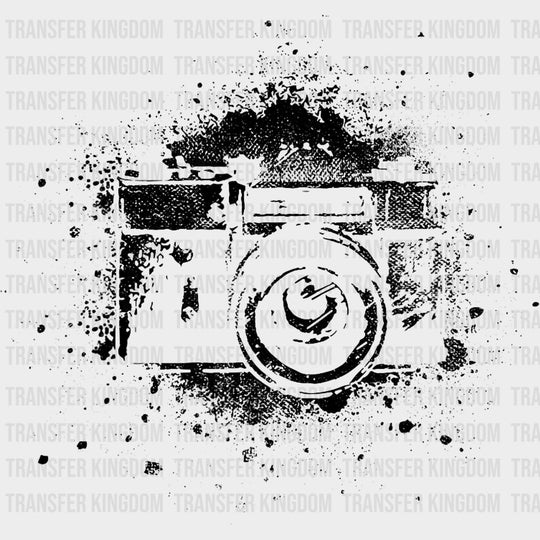Camera Splash - Photography DTF Transfers Adult Unisex - S & M (10’’) / Dark Color Design (See Imaging)