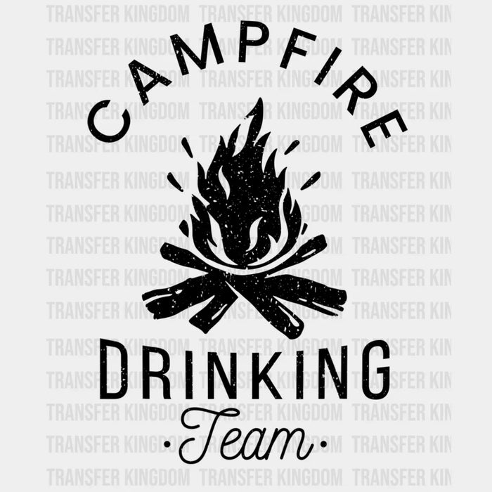 Campfire Drinking Team Design - DTF heat transfer