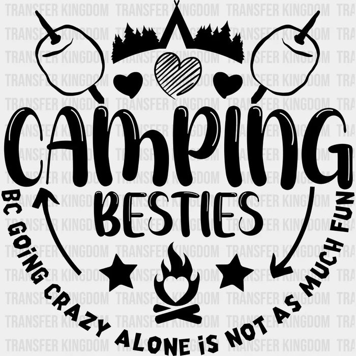 Camping Besties Design - Camping DTF heat transfer