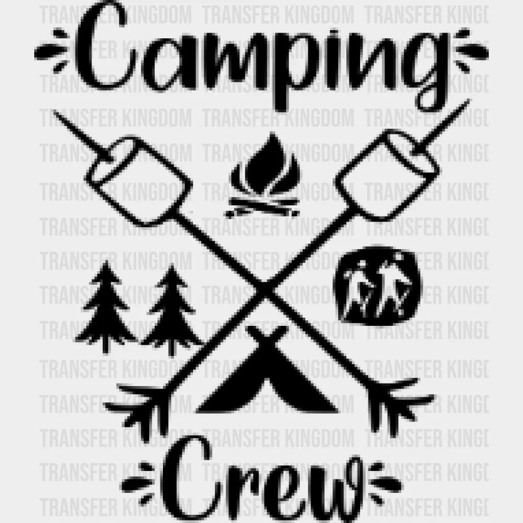 Camping Crew Design - Dtf Heat Transfer