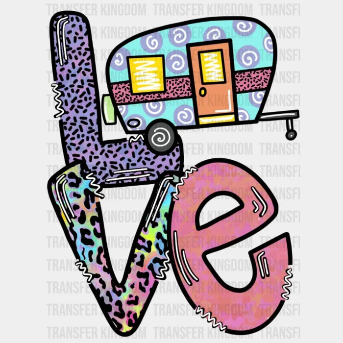 Camping Love Design - DTF heat transfer