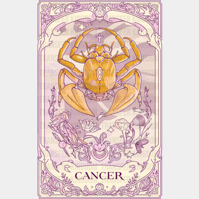Cancer Tarot Card - Zodiacs & Horoscopes DTF Transfer