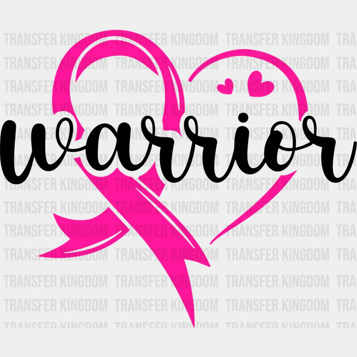 Cancer Warrior Ribbon Design - Cancer DTF heat transfer