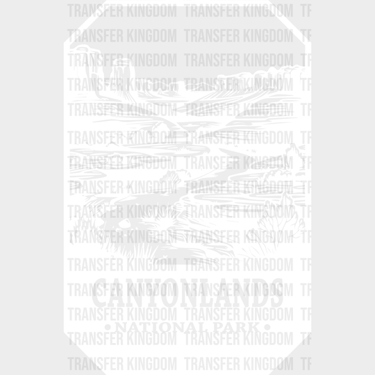 Canyonlands National Park Design - Parks Dtf Transfers Unisex S & M (10’) / Light Color See Imaging