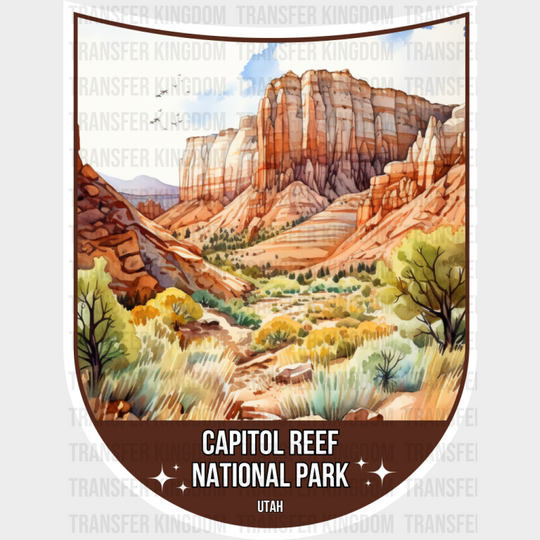 Capitol Reef National Park Utah - National Parks DTF Transfer