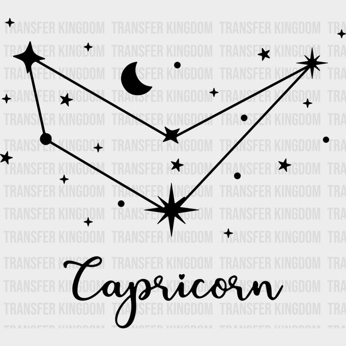 Capricorn Constellations - Zodiacs & Horoscopes DTF Transfers
