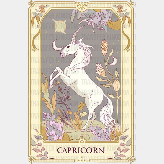 Capricorn Tarot Card - Zodiacs & Horoscopes DTF Transfer