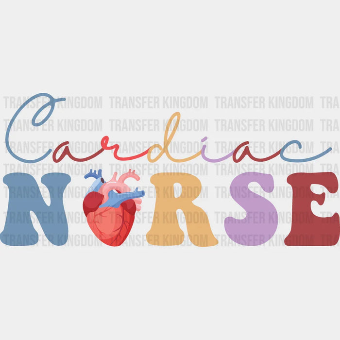 Cardiac Nurse Design - Cardiactic Nurse DTF heat transfer