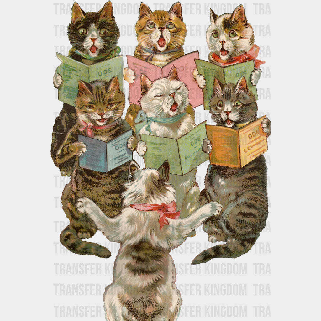 Cat Choir - Singing DTF Transfers