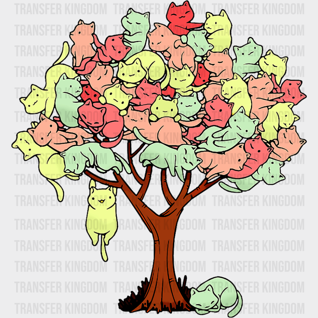 Cat Tree - Cats DTF Transfer